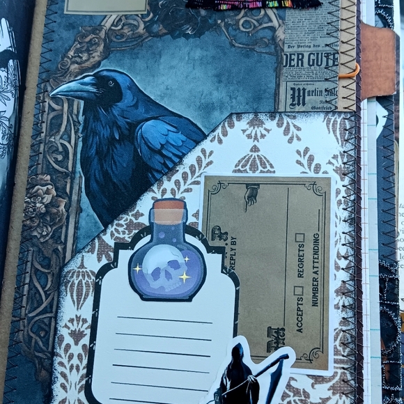 Spooky Goth Babe 🖤 Junk Journal - Picture 7 of 13